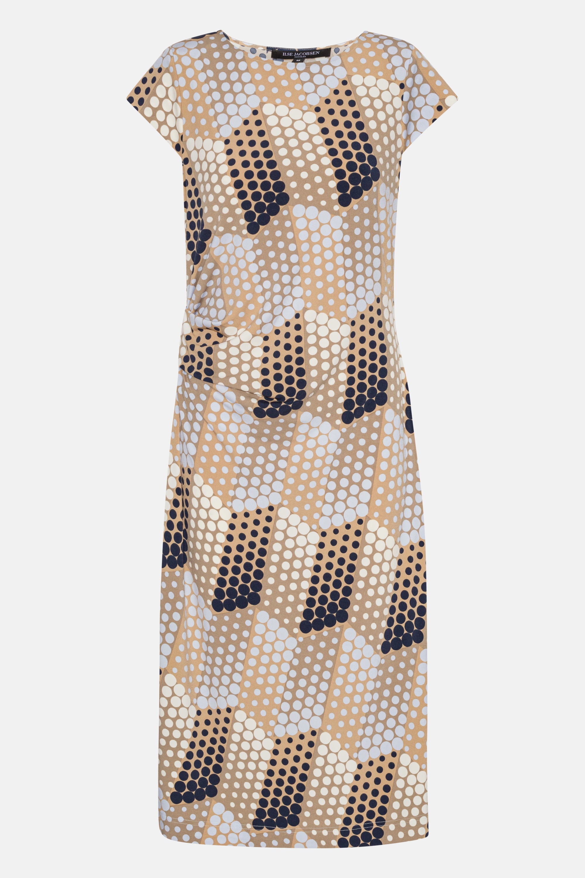 Midikjole Twist - Blue Grafic Dot